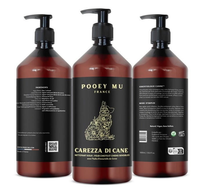 Carezza di Cane - Gentle cleanser: for puppies and sensitive dogs - Pooey Mu