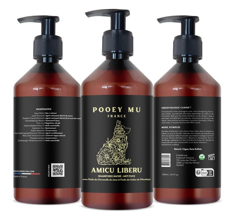 Amicu Liberu - Pearly Shampoo: Anti Flea & Tick - Pooey Mu