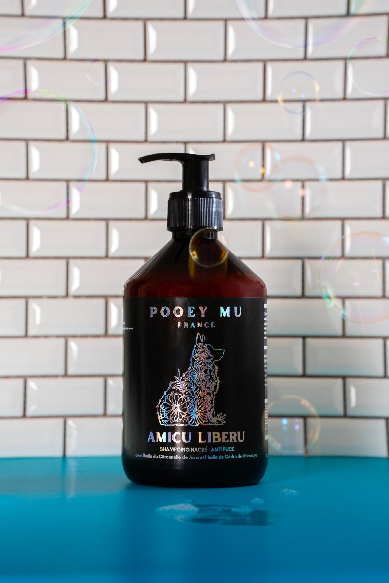 Amicu Liberu - Pearly Shampoo: Anti Flea + Tick | Natural Dog Shampoo - Pooey Mu