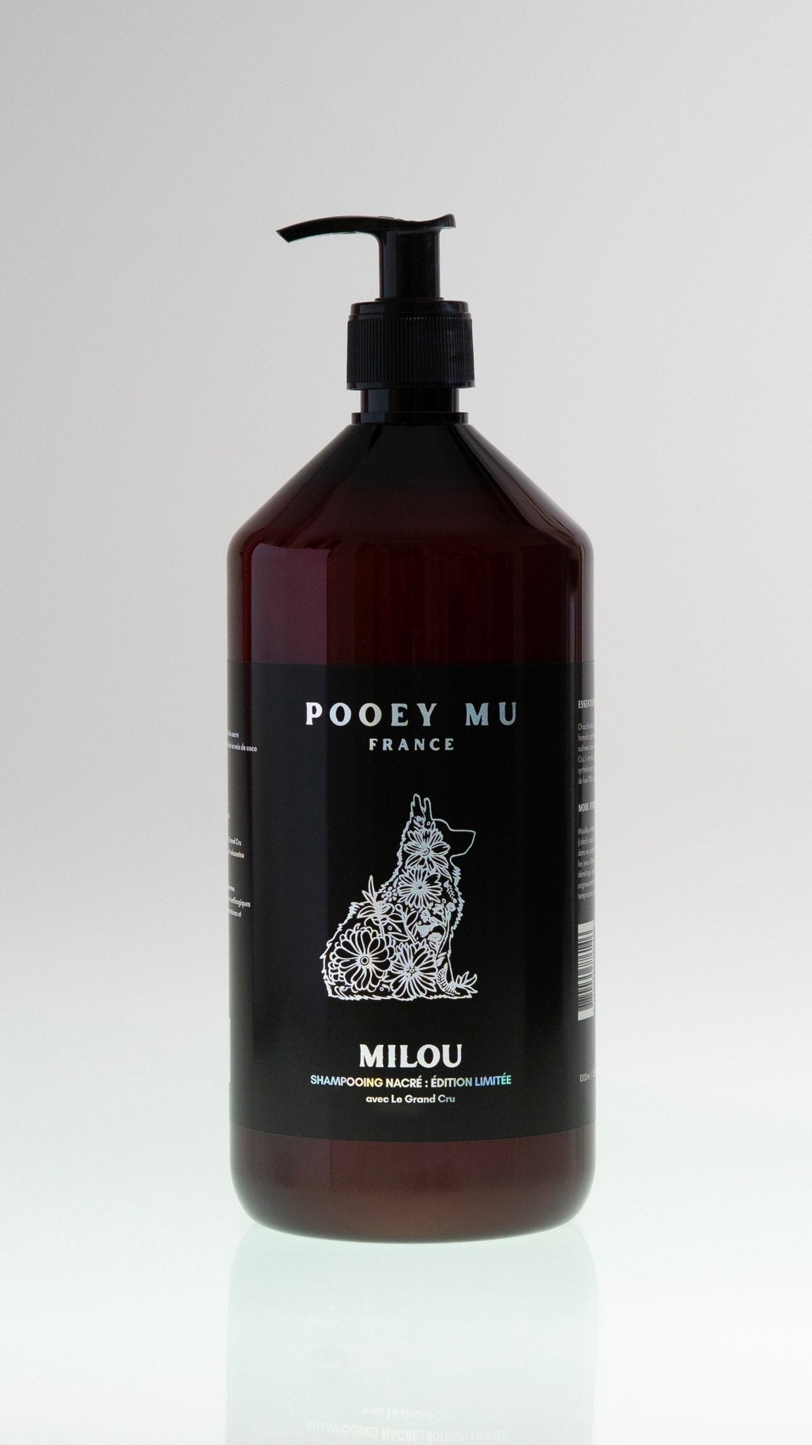MILOU - Pearly Shampoo for Dogs, Limited Edition with "Le Grand Cru" - Pooey Mu