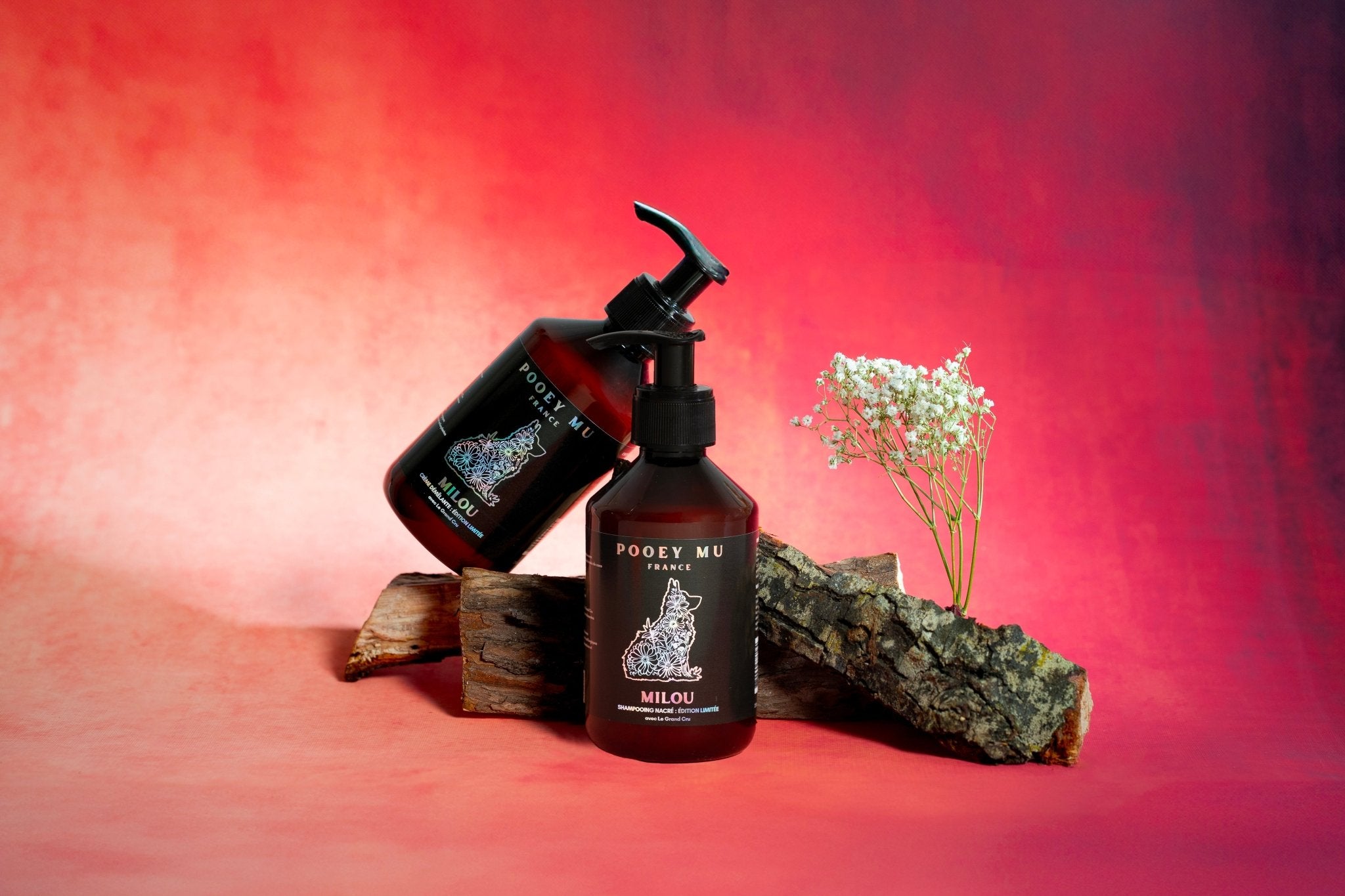 MILOU - Pearly Shampoo for Dogs, Limited Edition with "Le Grand Cru" - Pooey Mu