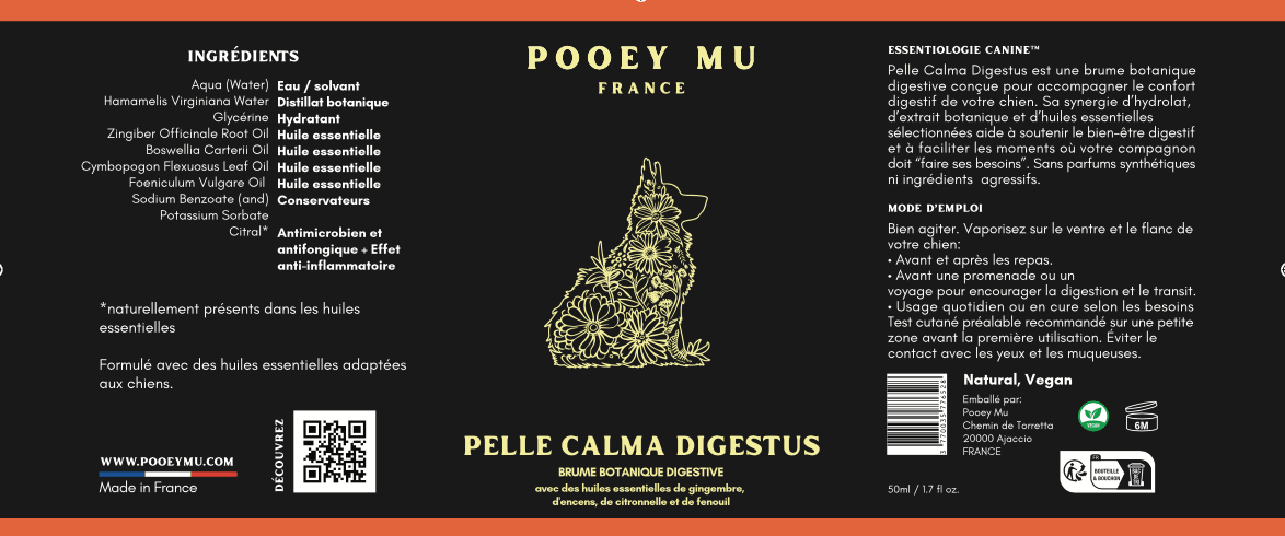 Pelle Calma Digestus : Brume Botanique Digestive - Pooey Mu